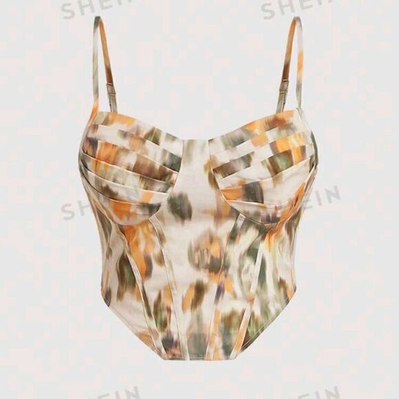 SHEIN MOD Bustier Cami Crop - Picture 1 of 4